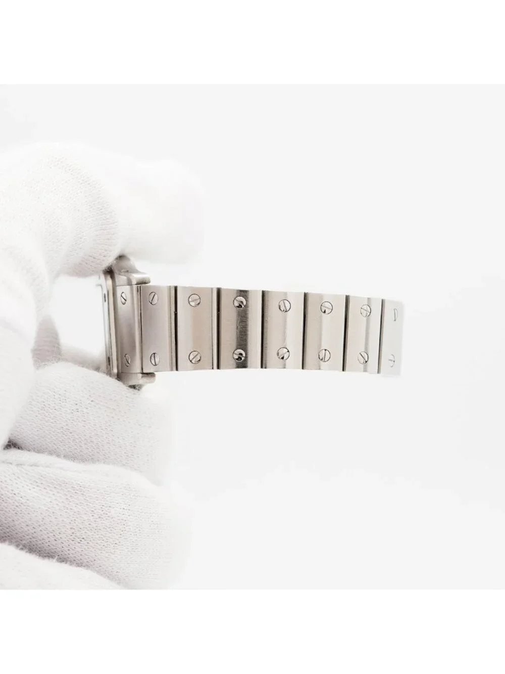 Cartier Santos Galbe SM Silver Dial Watch